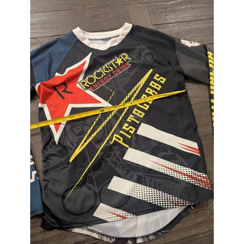 Mens‎ Rockstar Energy Drink Pistoleros Long Sleeve Shirt Large Read